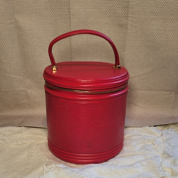 Louis Vuitton Handbags - Louis Vuitton epi red cosmetic hand bag